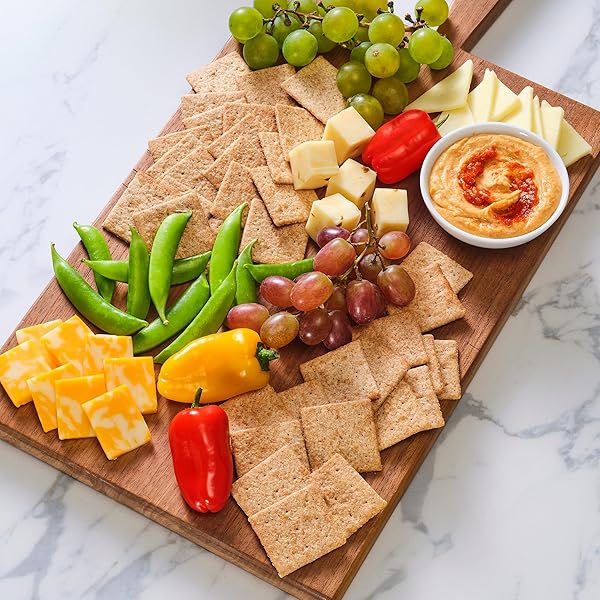 WHEAT THINS ORIGINAL SNACKS, WHOLE GRAIN WHEAT CRACKERS, SNACK CRACKERS, PARTY SIZE, 20 OZ BOX