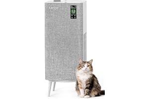 LORVYN Air Purifier for Home Large Rooms Up to 2470 Ft², CADR 329 CFM, 4.8ACH 47m² H13 HEPA Filtration, PM2.5 Sensor Auto Mod