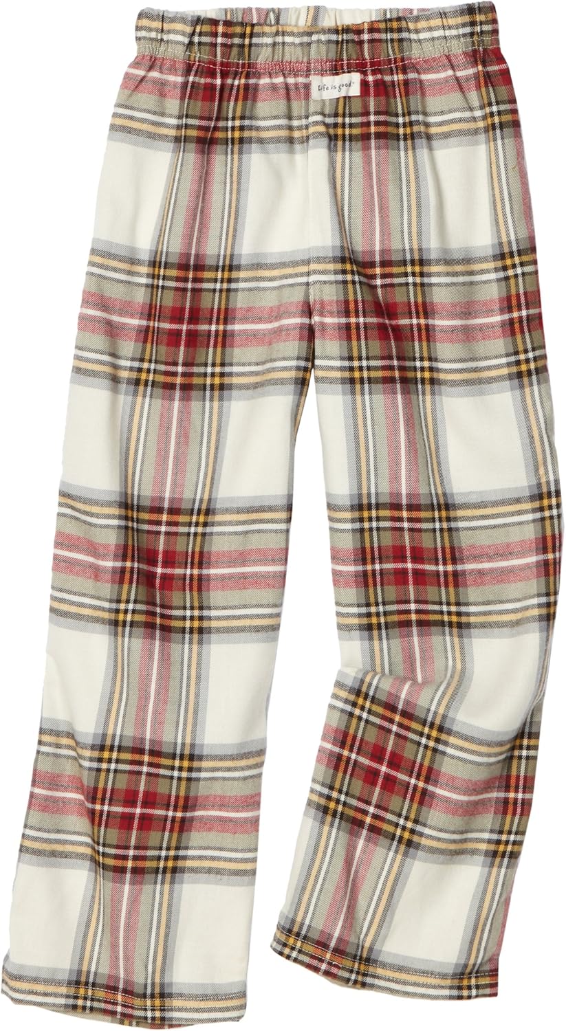 Life is Good Boys' Lounge Pants Lounge Pants,Classic Crème