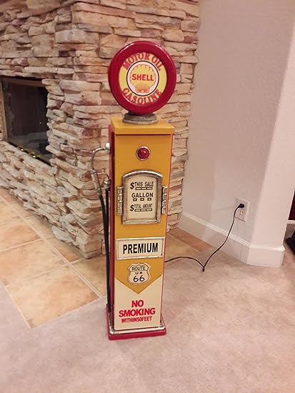 42 Route 66 Red Gas Pump Cabinet With Light Other Gas Oil