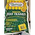 Nathans Famous 5/1 Skinless 100% Beef Frank, Gluten Free, 6 inch (5lbs)