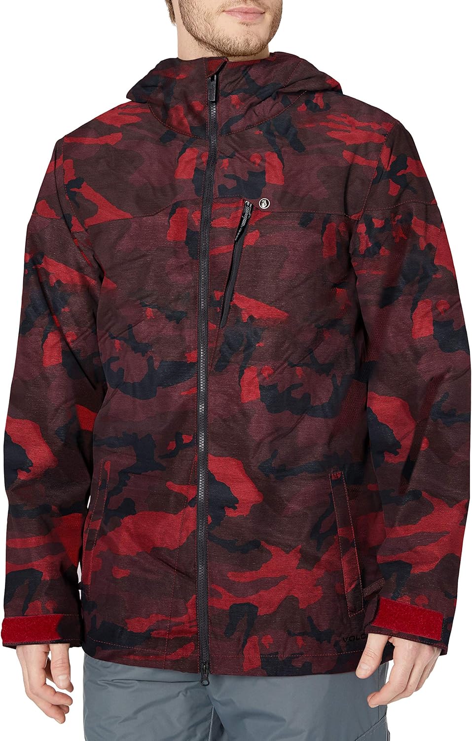 Volcom Men's Prospect Insulated Jacket, Black, M: Clothing