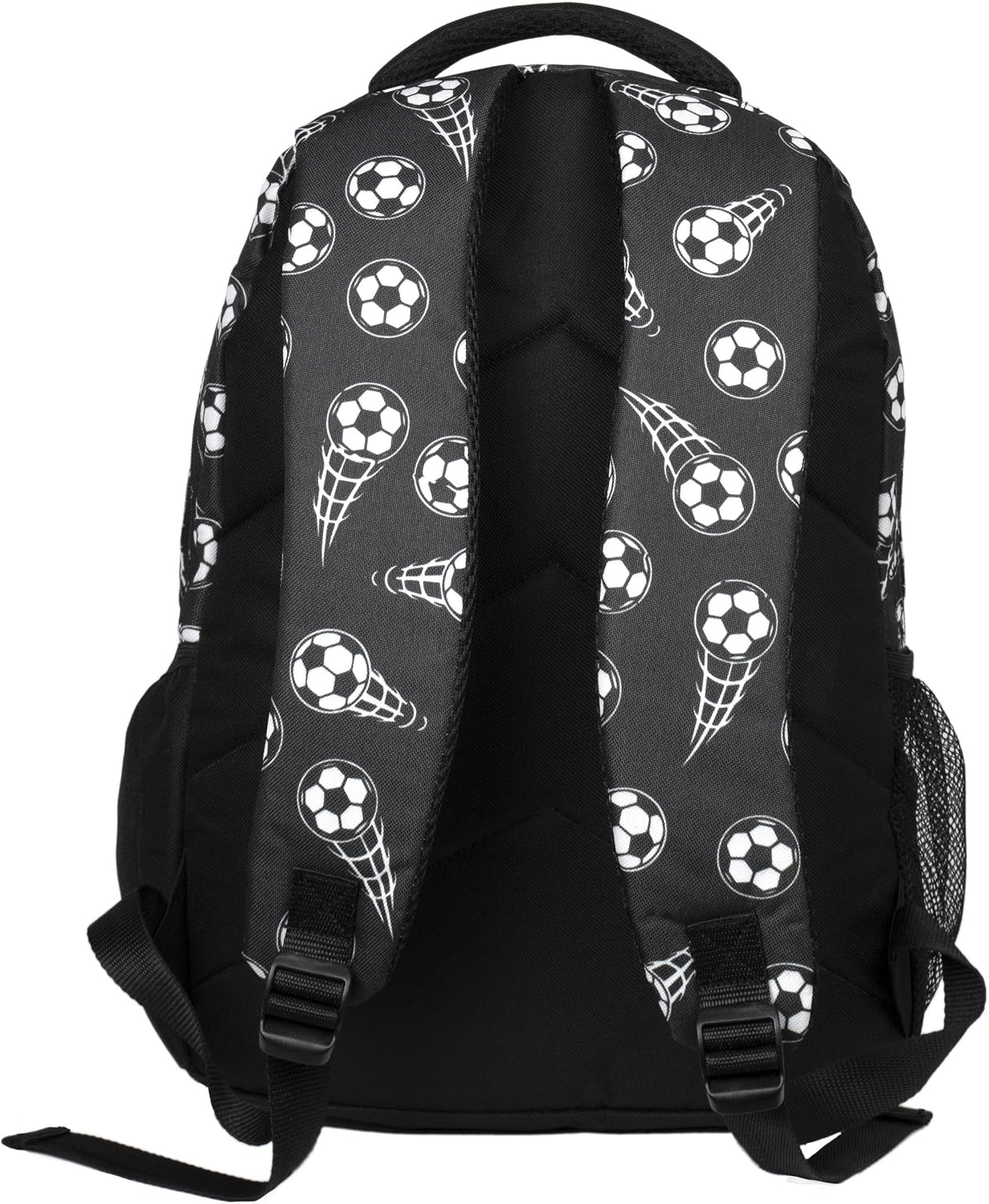 Fringoo - Large Kids Backpack For Boys and Girls, Football Black - Image 3