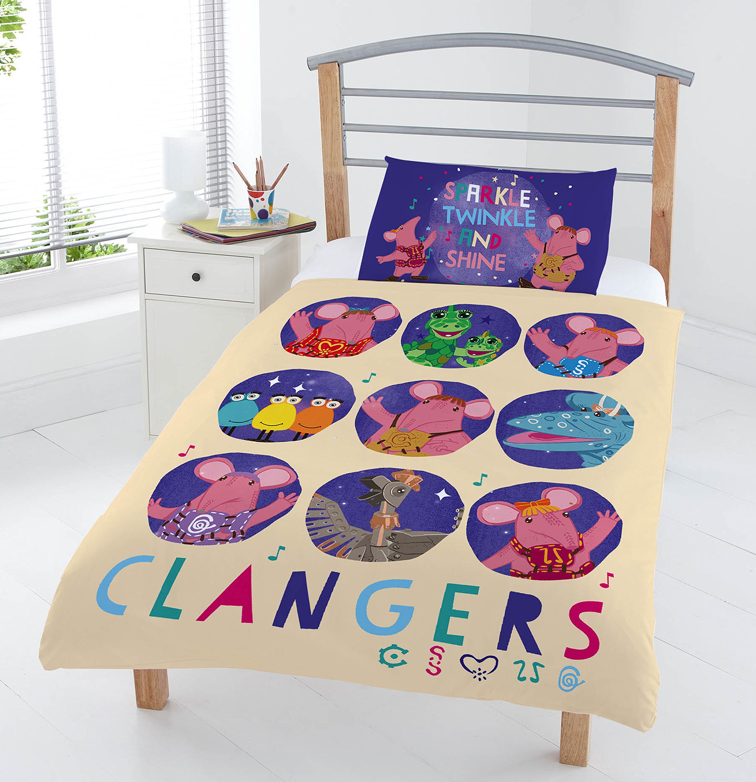 The Clangers Duvet Set, Multi-Colour, Junior