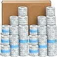 18 Rolls Waterproof Bandages Swimming Waterproof Film Dressing Roll Wounded Tape for Skin Adhesive Bandages for Shower, Tattoo, Swimming, 3 Sizes