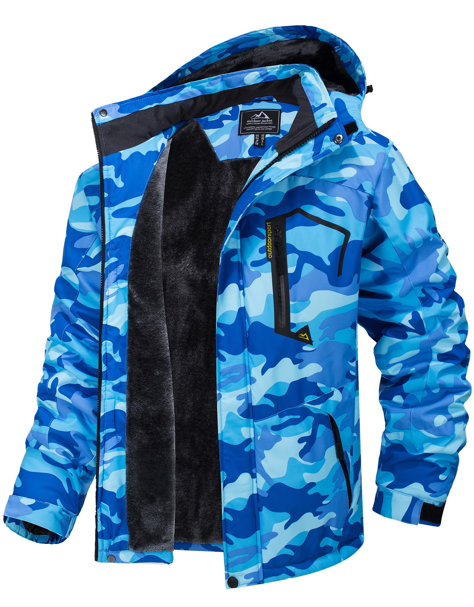 TACVASEN Women's Ski Jacket Waterproof Winter Coat