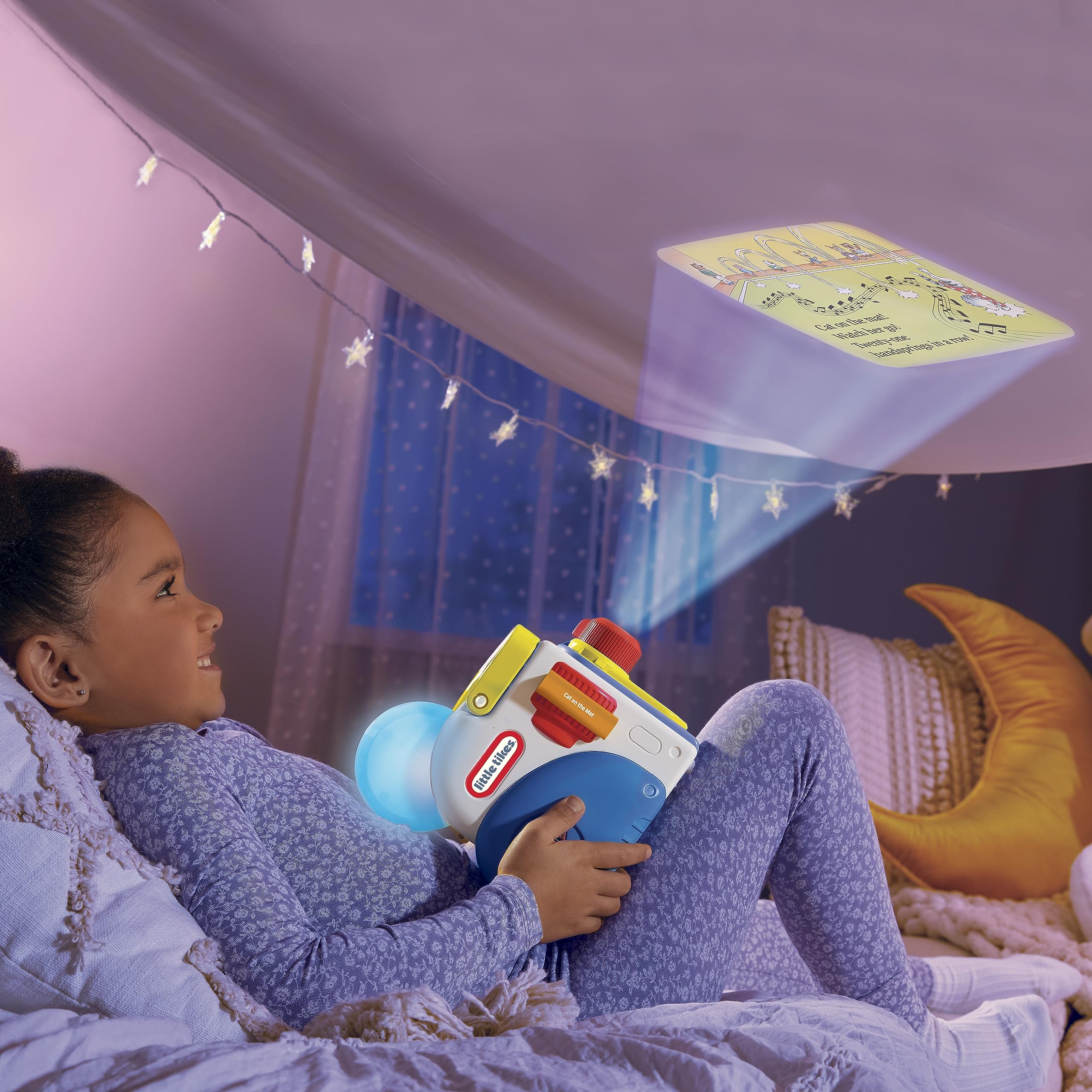 Little Tikes Story Dream Machine Colorful Cats Story Collection, Storytime, Books, Random House, Audio Play Character, Gift and Toy for Toddlers and Kids Girls Boys Ages 3+ Years