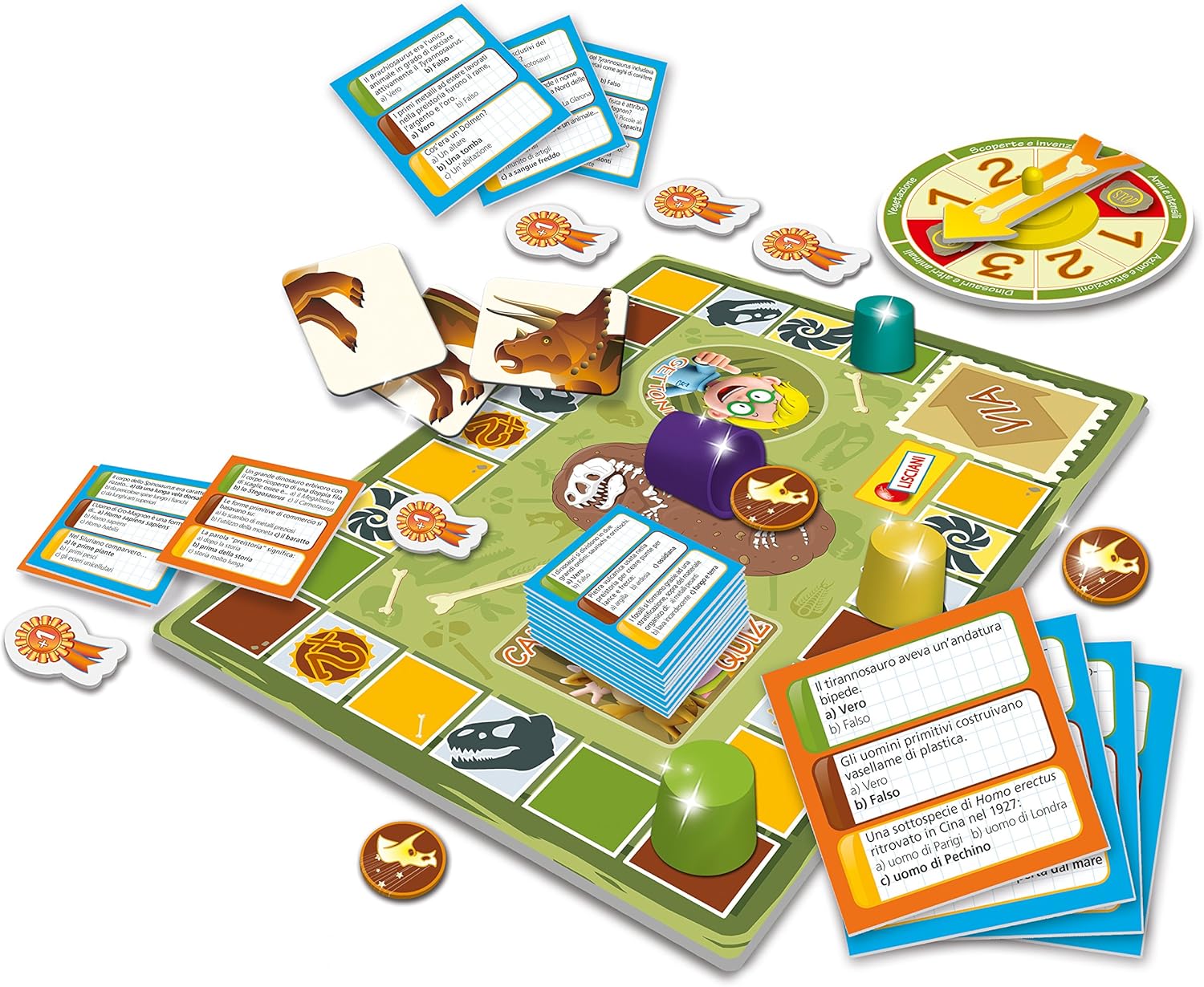 Liscianigiochi Little Genius Talent School Dinosaurs and apes Multicolour, Multicolor - Image 3