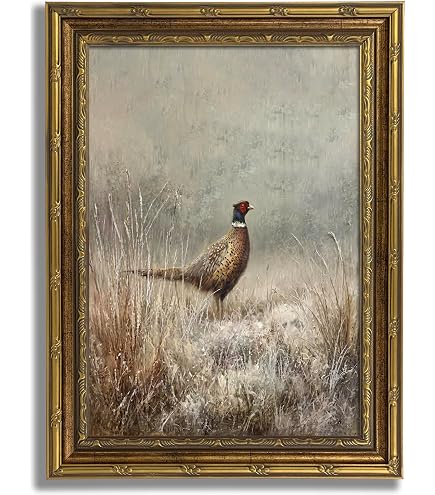 Amazon.com: Winchester Pheasant Hunting Scene Vintage Western Wall