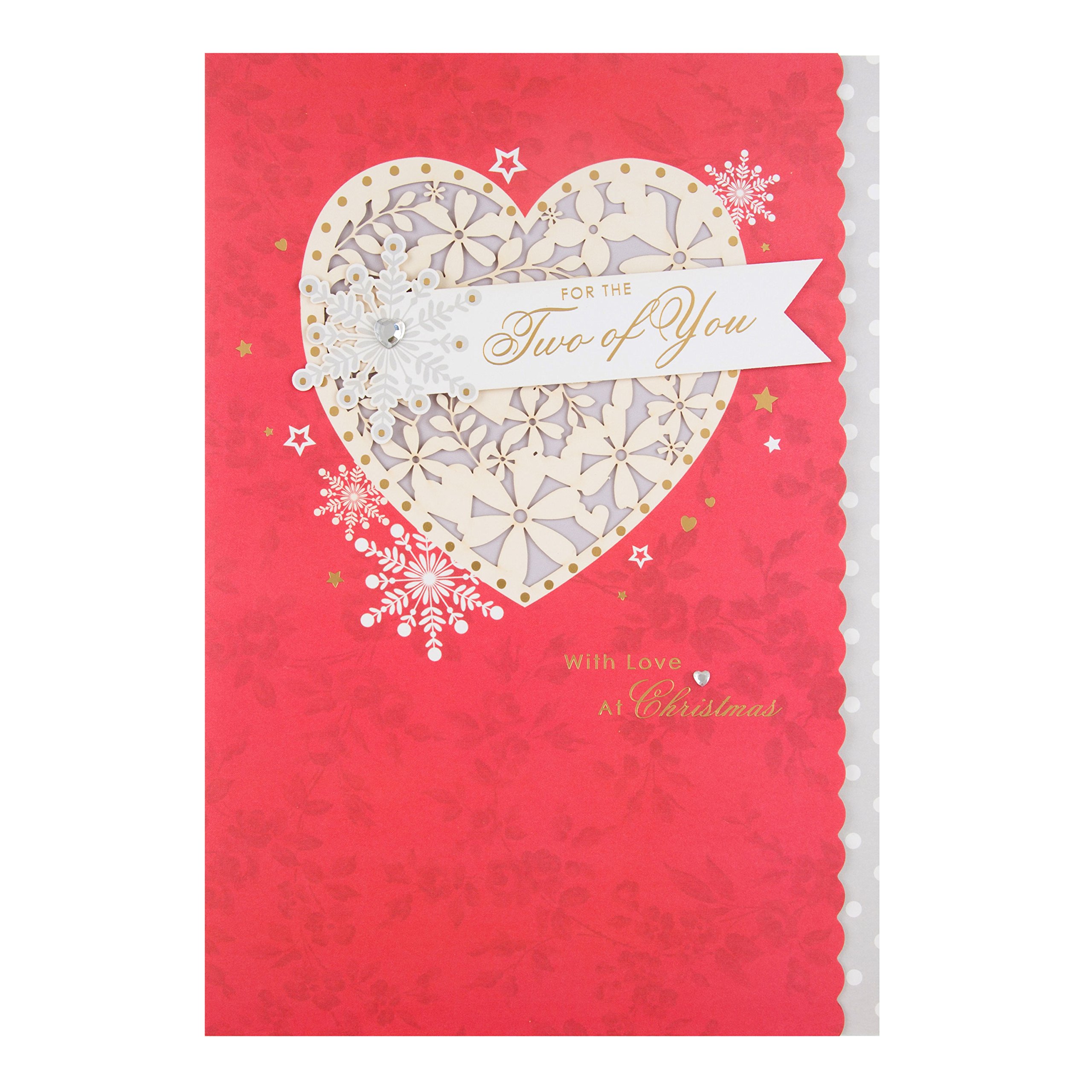 Hallmark Large To Both "With Love" Christmas Card