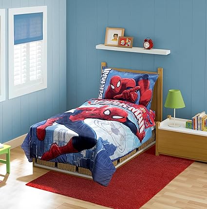 spiderman cot bed set