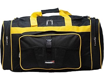 yellow holdall