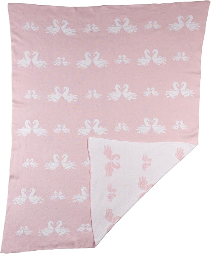 swan swaddle blanket