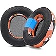 WC Freeze Nova Pro Wireless - Cooling Gel Earpads for Arctis Nova Pro Wireless ONLY (Doesn’t Fit Other Models), Made by Wicked Cushions, Improved Durability, Thickness & Sound Isolation | Orange Prism