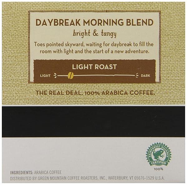 CARIBOU COFFEE, DAYBREAK MORNING BLEND K-CUPS FOR KEURIG K-CUP BREWERS, 12-COUN