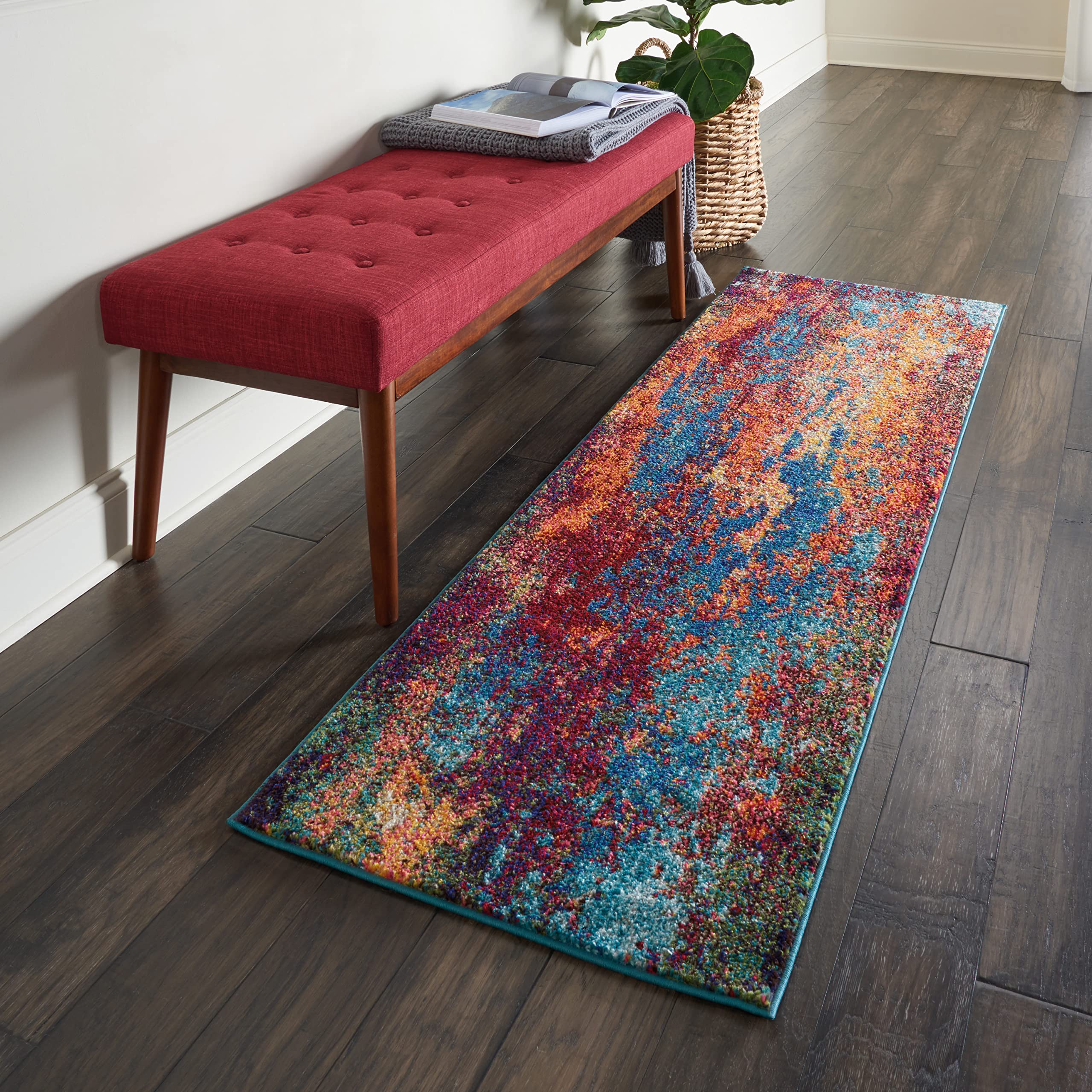 NOURISON Celestial Rug Atlantic 183x61cm,2'X6'