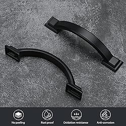 homdiy 25 Pack 3 Inch Cabinet Handles Black Cabinet