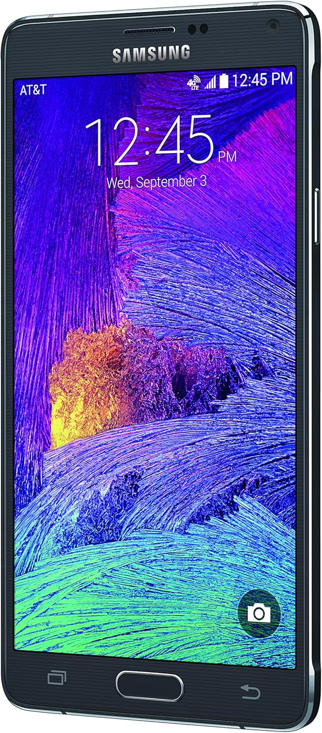 Amazon Com Samsung Galaxy Note 4 Charcoal Black 32gb At T