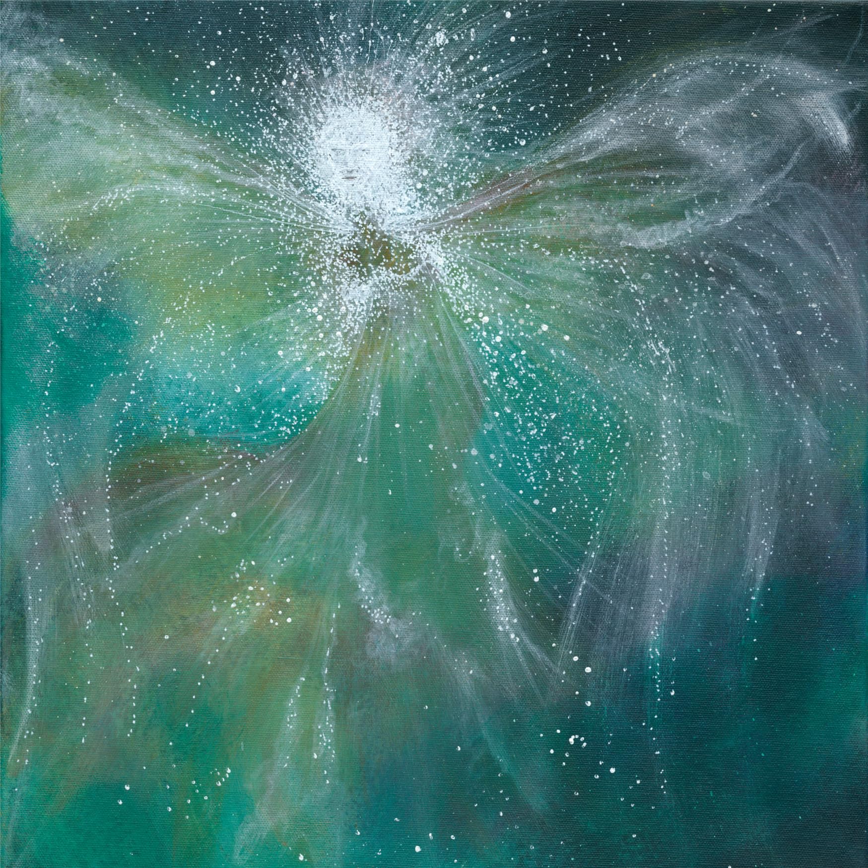 'Send Angel Blessings to Loved Ones' Art Greeting Cards - Spiritual/Inspirational/Angel Design Blank Cards with envelopes by Artist Naomi Walker (Majestic)