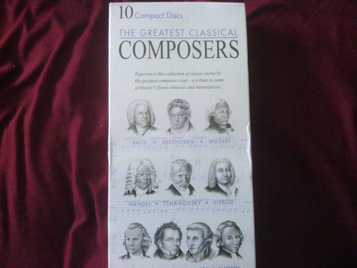 Bach Beethoven Mozart Handel Tchaikovsky Vivaldi Brahms Schubert Haydn Chopin The Greatest Classical Composers Amazon Com Music