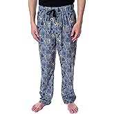 Lord of the Rings Men's Allover Pattern Adult Sleepwear Lounge Bottoms Pajama Pants