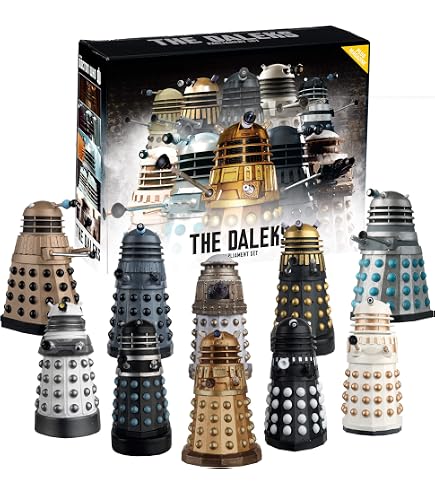 Amazon.com: Eaglemoss Doctor Who Dalek 3 Inch Figure Assault Set
