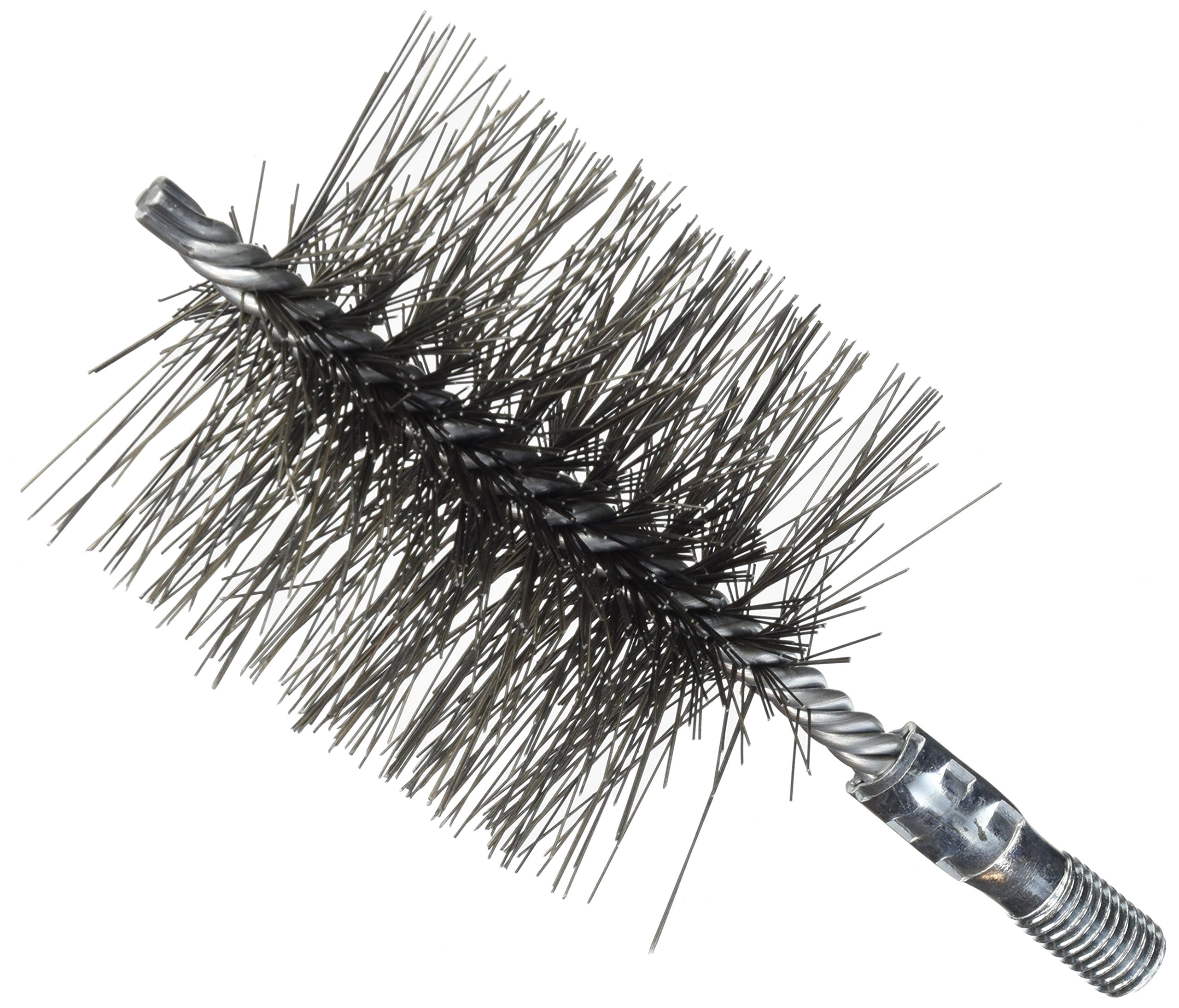 Chimney Brush Schornsteinbürste Wire Brush Boiler Brush Kaminofenbürste Fireplace Broom Pipe Brush Angular from Formstabilem Steel Wire Kaminkehrerqualität - 30x80mm