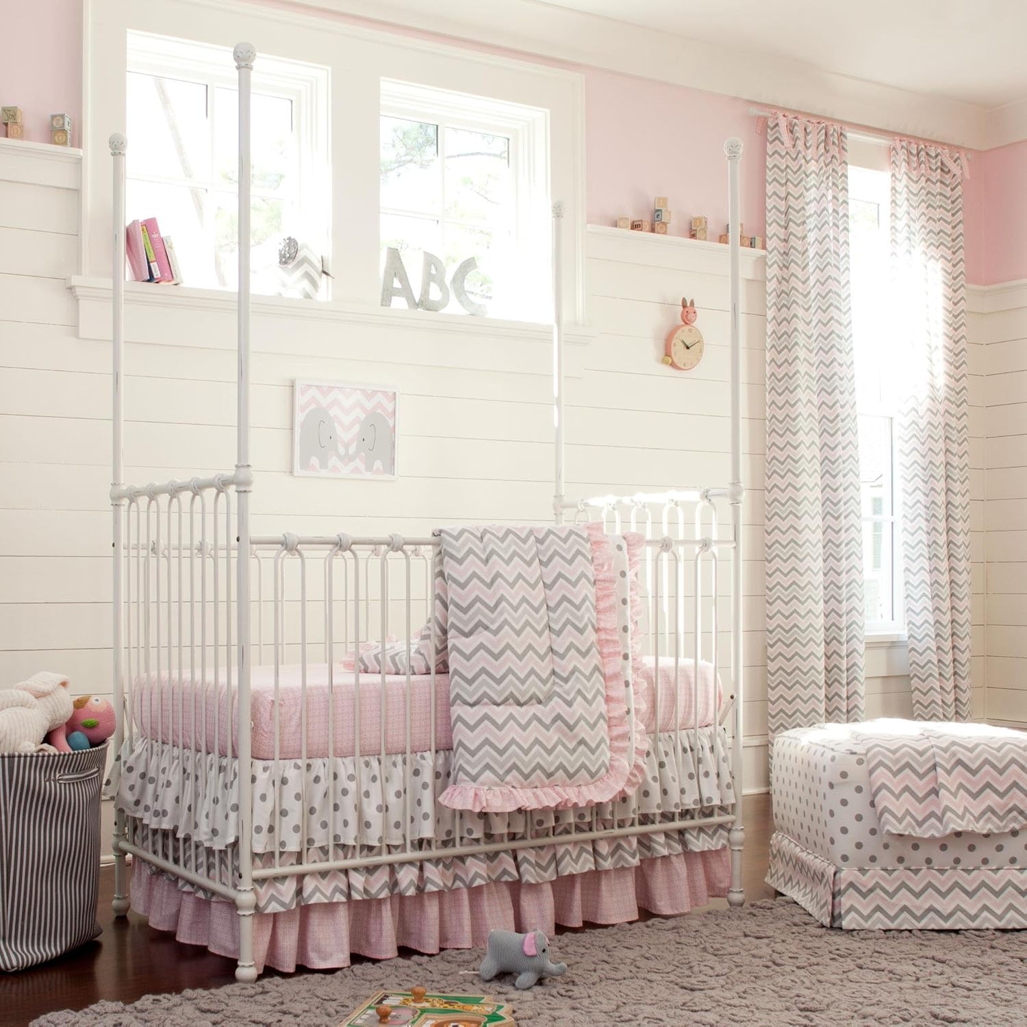 carousel crib bedding