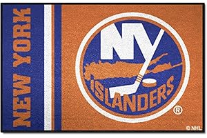 FANMATS 19270 New York Islanders Starter Mat Accent Rug - 19in. x 30in. | Sports Fan Home Decor Rug and Tailgating Mat Uniform Design