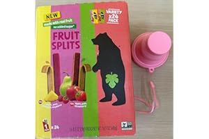 HealthEmpire for BEARReal Fruit Rolls, Strawberry & Pineapple Raspberry Variety 24 Pack,