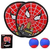 Globalisland Toss and Catch Ball Game for Kids, 2 PCS Beach Outdoor Toys Set, Toddler Baseball Glove & Catch Ball Toy for Yard Beach Camping Birthday for 3 4 5 6 7 8-12 Year Old Boys Girls