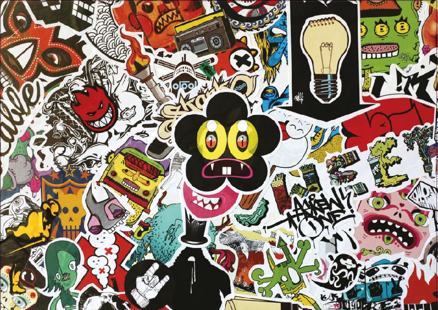Sticker Bomb A4 diseño 405 x 9 hojas Amazon.es Coche y moto
