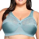 Glamorise Full Figure Plus Size MagicLift Original Support Bra Wirefree #1000