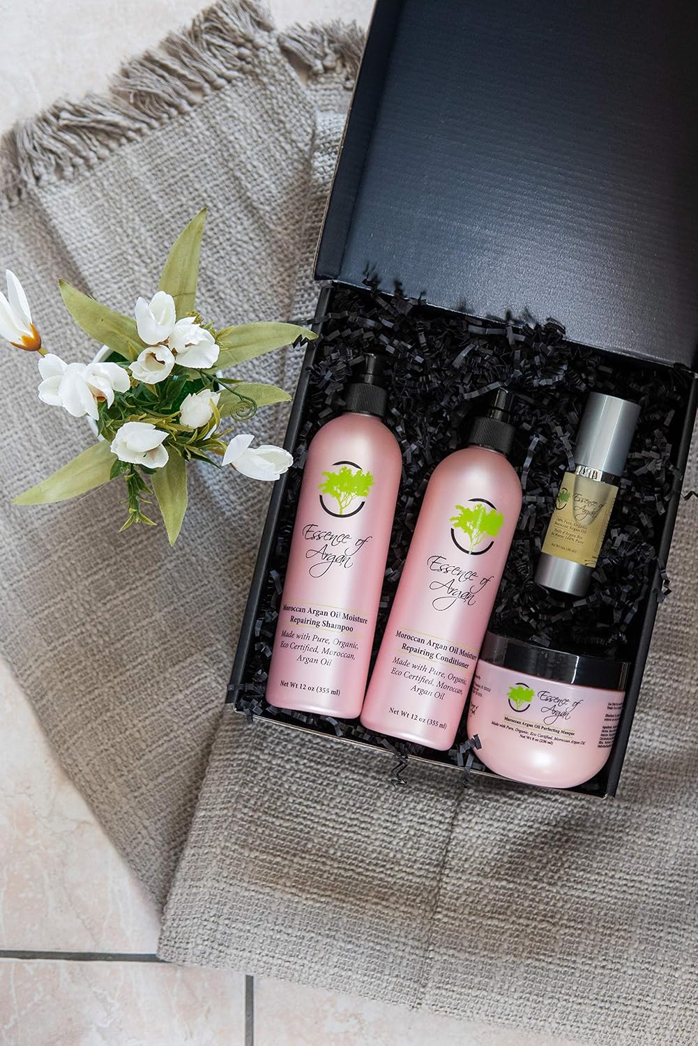 Essence of Argan Renewing Hair Care Products with 100% Pure Moroccan Organic Argan Oil, Volumizes - Image 5