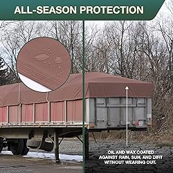 CCS Waterproof Canvas Tarp Cover – Heavy Duty