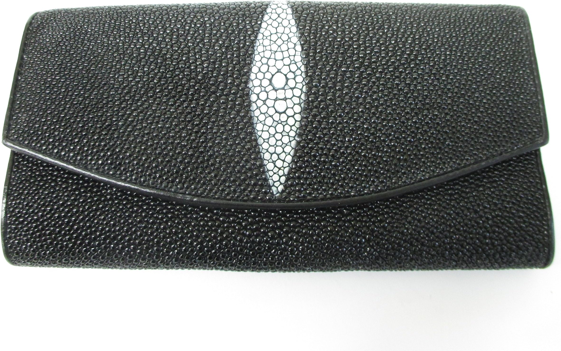 Drumsurn Imports Genuine Stingray Leather Womens Threefold Wallet