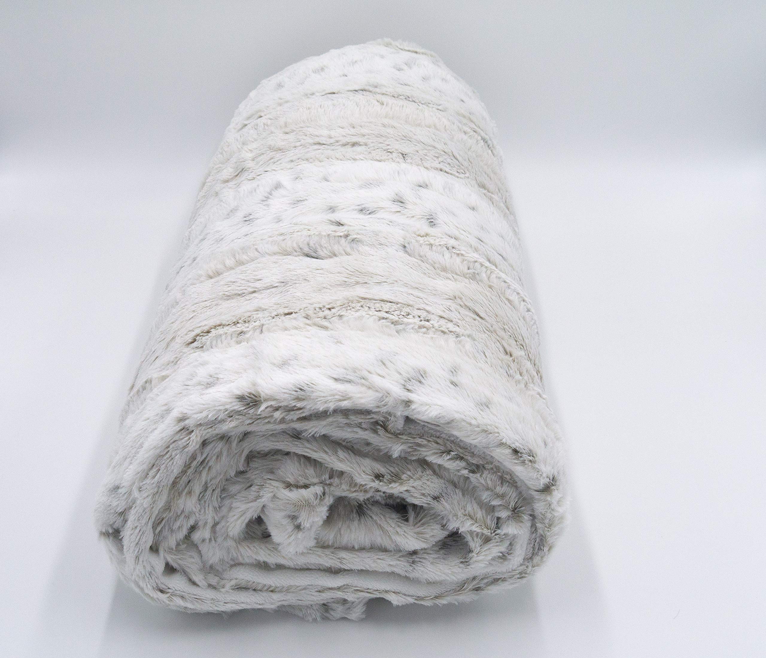 Lex's Linens Opulence Premium Faux Fur Throws (Snow Leopard, 130 x 180 cm)