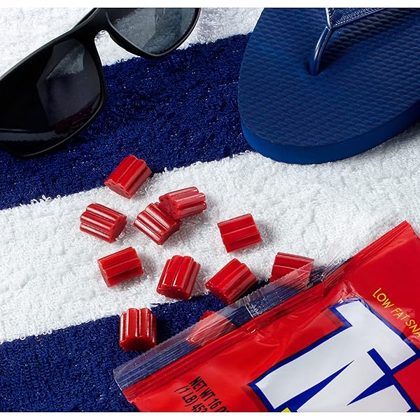 TWIZZLERS BITES CHERRY FLAVORED LICORICE STYLE, CHEWY CANDY BAG, 16 OZ