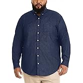 Van Heusen mens Wrinkle Free Poplin Long Sleeve Shirt