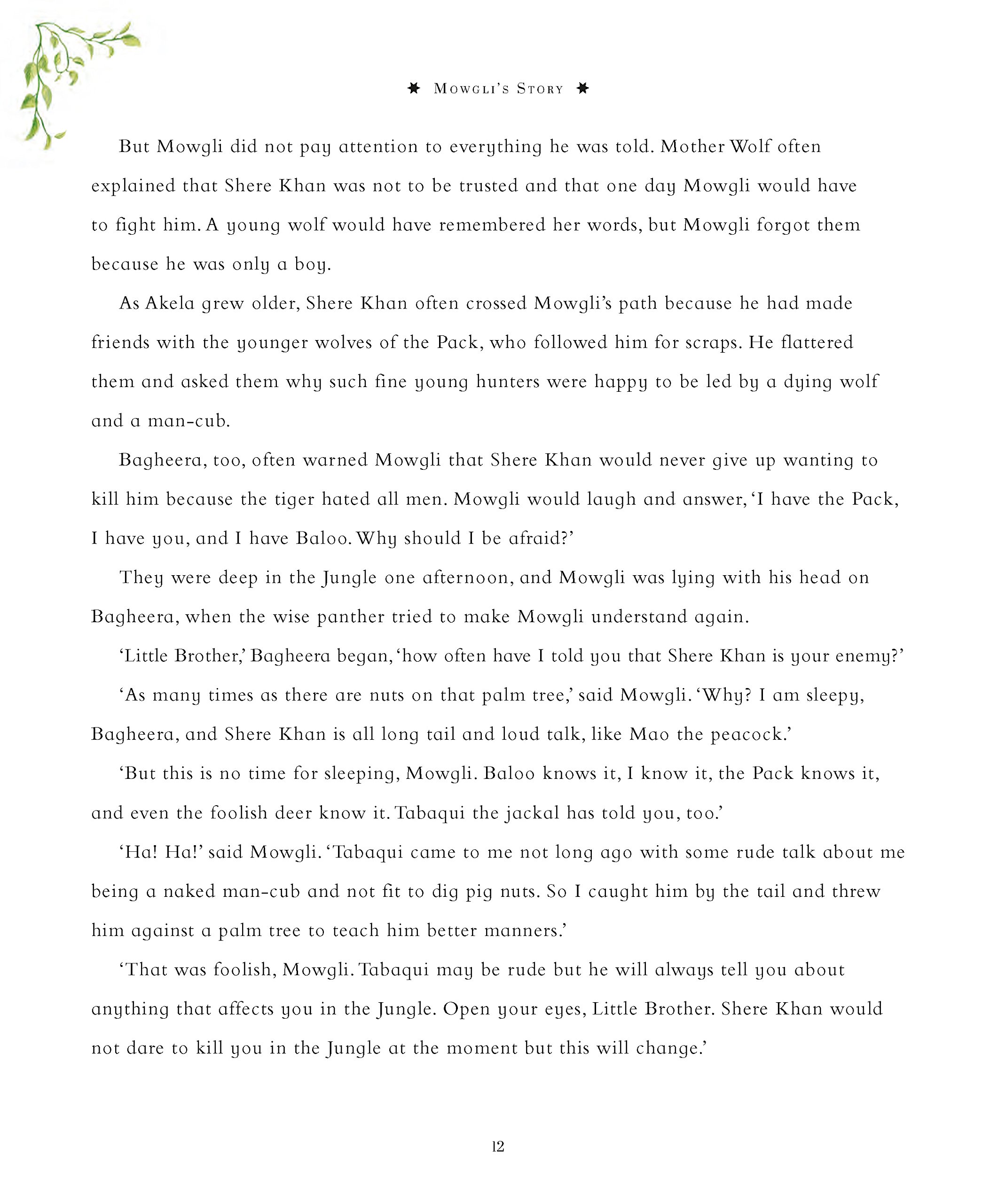 mowgli short story in english