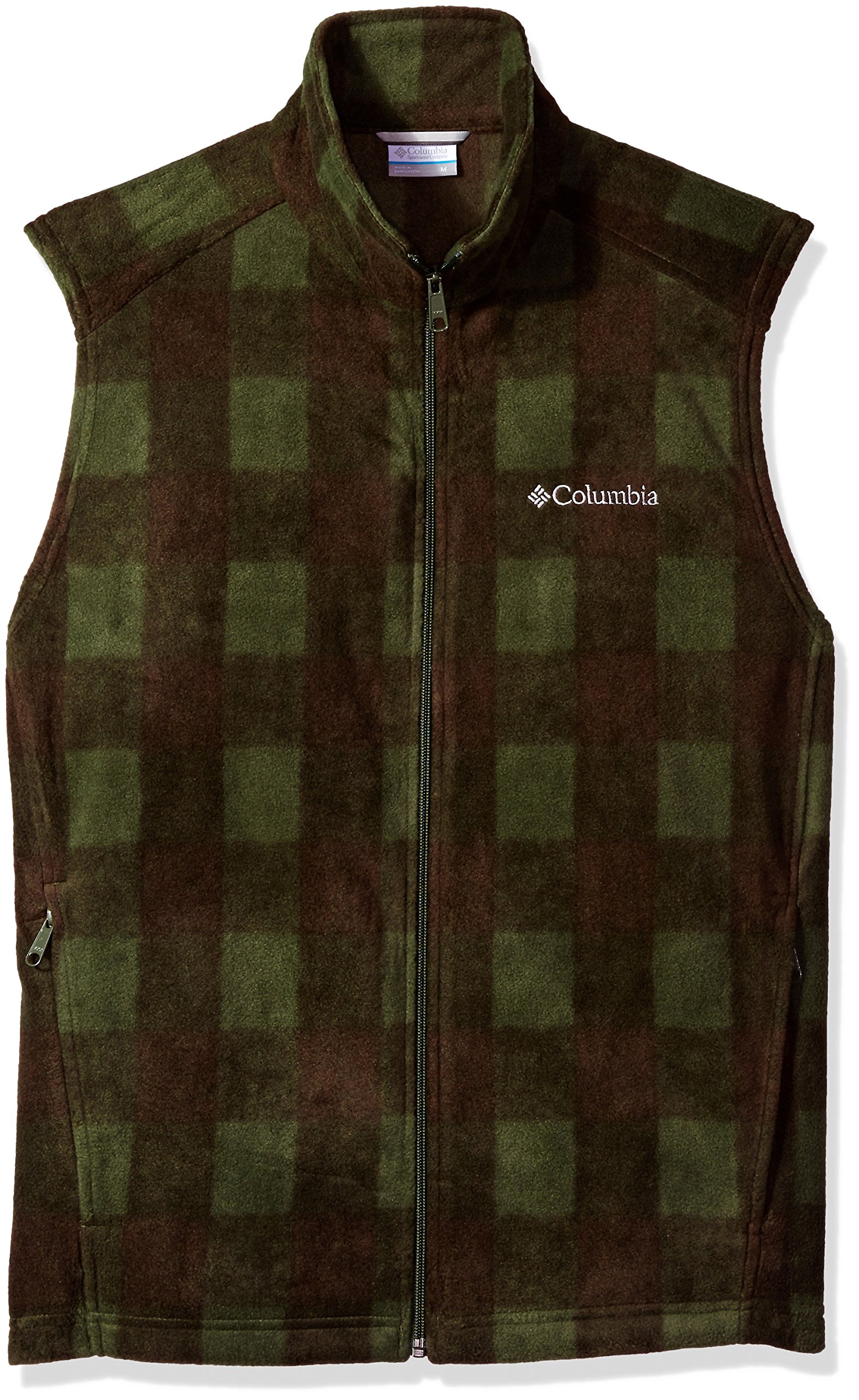 columbia plaid fleece jacket