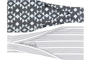 Maven Thread, Workout Headbands for Women, Wide Headbands for Women, Sports Running Headband for Exercise, Gym Hairband Athletic Workouts and Yoga 4" Thick Non Slip Sweatbands for Women 2Pack