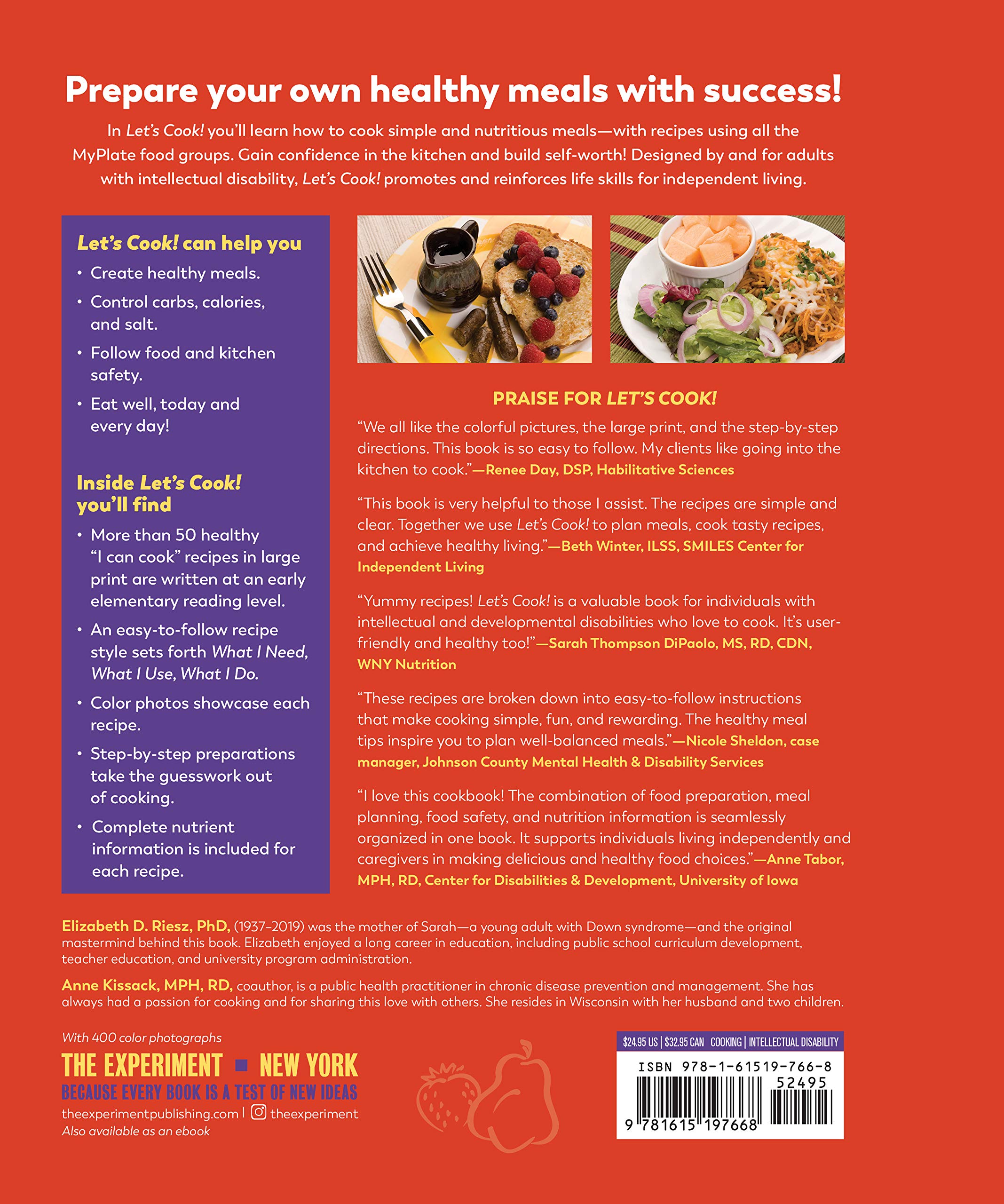 Let’s Cook!: 55 Quick and Easy Recipes for People with Intellectual Disability