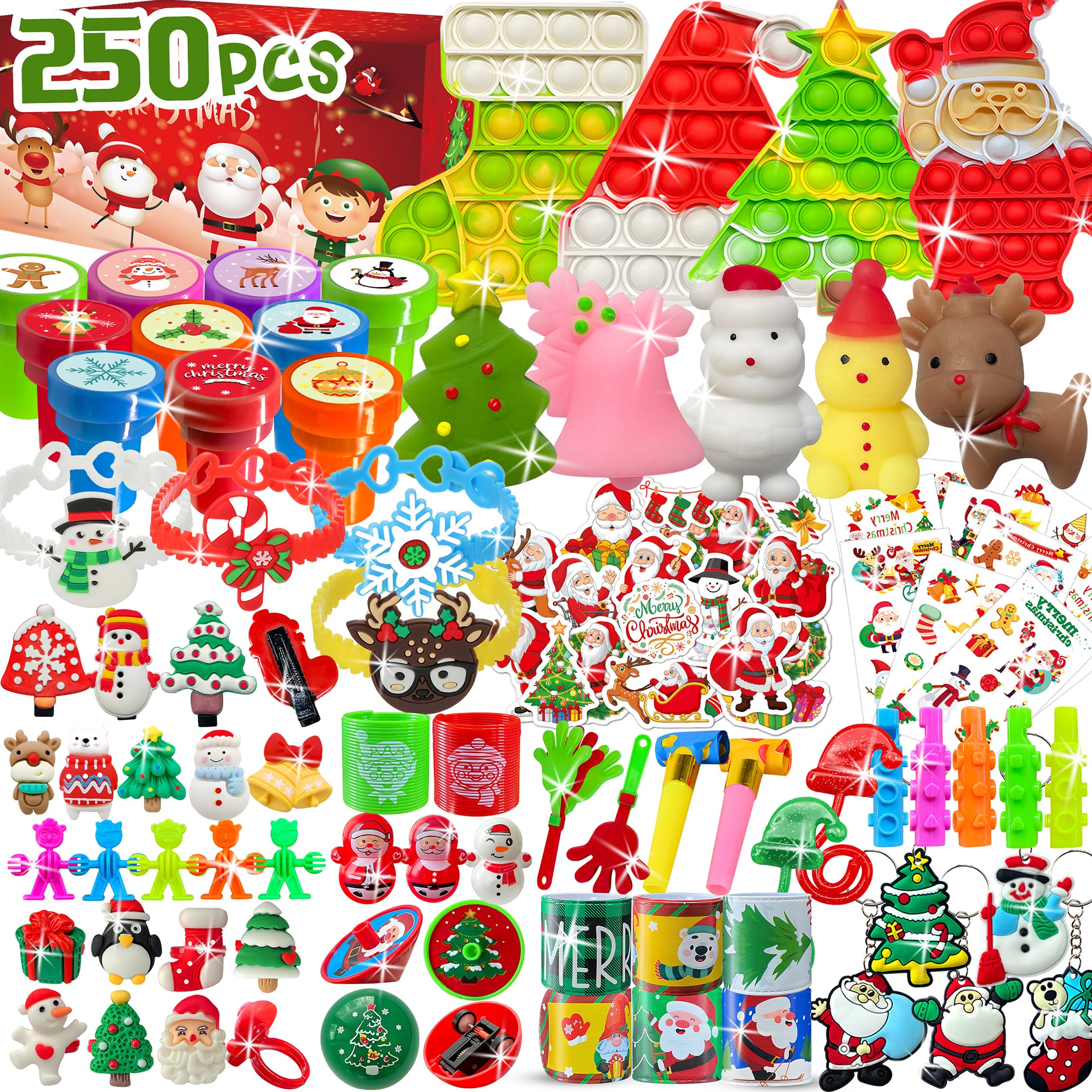 Photo 1 of Christmas Toys Assortment For Kids Party Favors, Stocking Stuffers for Kids,Goodie Bag Stuffers, Gifts Prizes For Classroom Rewards, Stuff Fillers for Advent Calendar, Birthday Pinata Stuffers