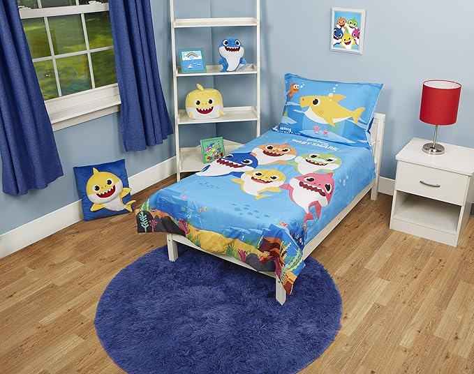 pinkfong baby shark bedding