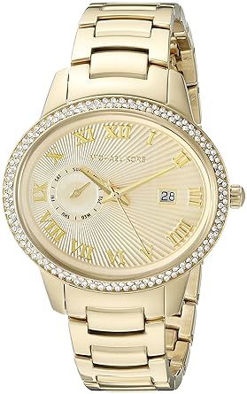 Michael Kors Analog Champagne Dial Womens Watch - MK6227