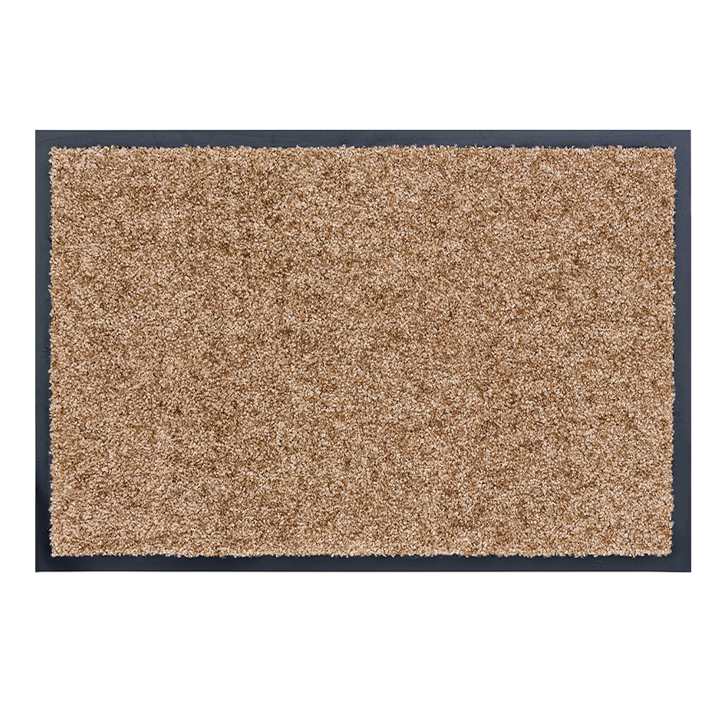 ASTRA High Quality Dirt Trapper Mats - Washable Clean Mats - Robust - Durable Doormat - Indoor Use - Sand - 60 x 90 cm