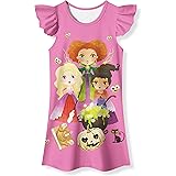 Yannie Girls Toddler Winifred Sarah Mary Sanderson Sister Girls Gown Kids Witch Clothes Short Ruffles Sleeve Shirt