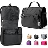 HIMU Hanging Travel Toiletries Bag Women & Men – Waterproof Travel Organizer, Hanging Toiletry Bag with Hanging Hook – Conven