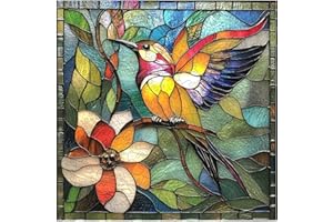 Qiuenisray Wooden Puzzle for Adults, 200 Pieces Hummingbird & Flower Jigsaw, Unique Shaped Pieces, Home Decor & Gift for Fami